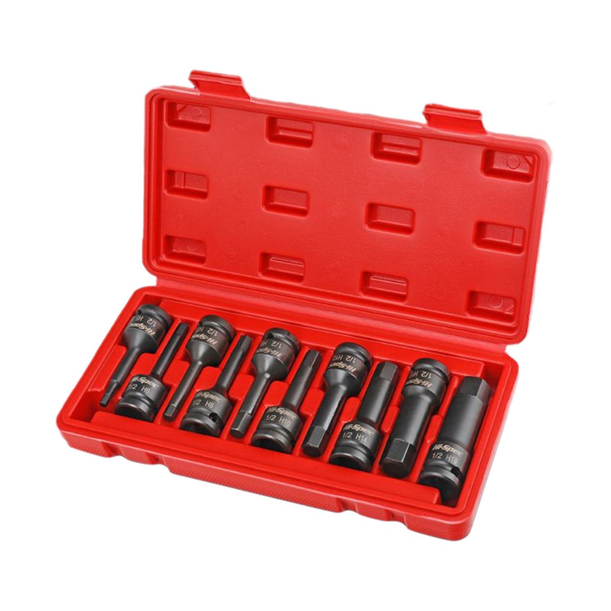 10 Pieces of 12 Inch Pneumatic Hexagon Screwdriver Sleeve with Extended Pneumatic Wrench