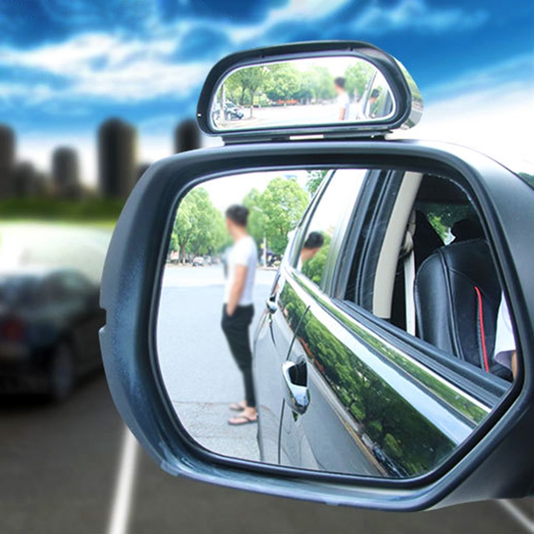 SHUNWEI Car Adjustable Blind Spot Mirror