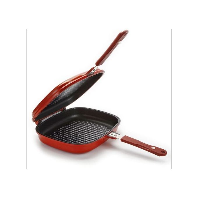 Stainless Steel Double-Sided Non-Stick Frying Pan/ Grill