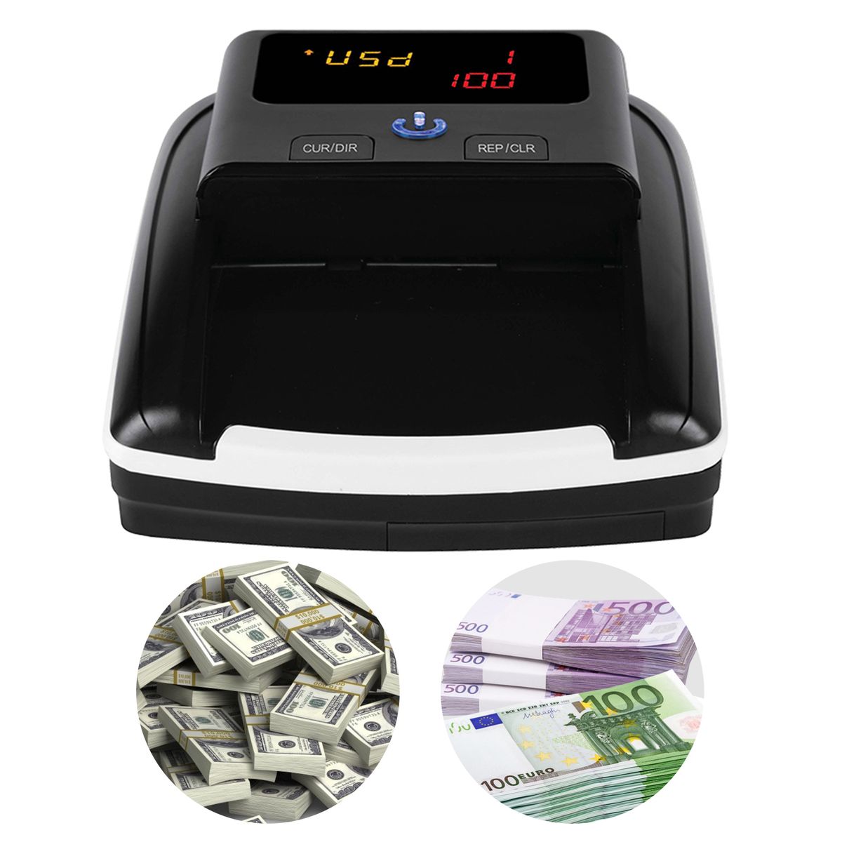 Portable Mini Money Counter Counterfeit Bill