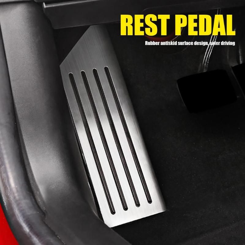 Durable Foot Rest Pedal Pad Wear-Resistant For Tesla Model