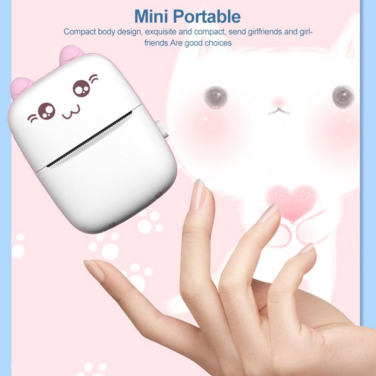 Mini Pocket Printer For Wrong Question Photo Memo Thermal