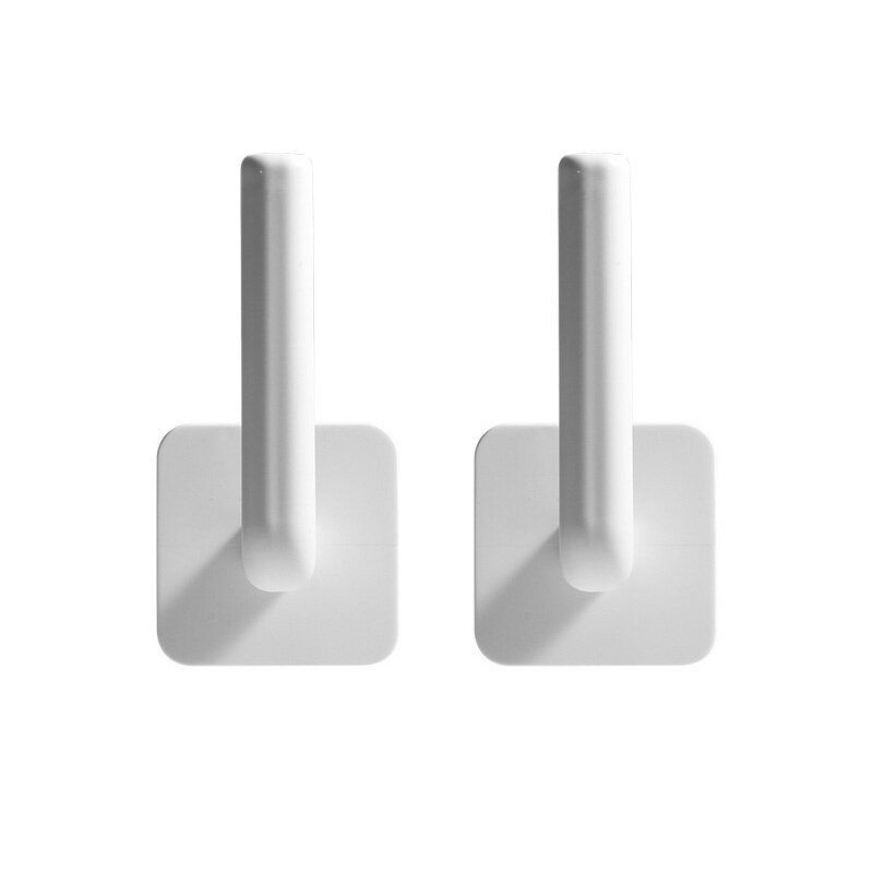 2pcs Paper Holder Under Cabinet Kitchen Paper Towel Holder Plastic Wrap Rag Holder Bathroom Storage Box Holder Toilet Paper Holder