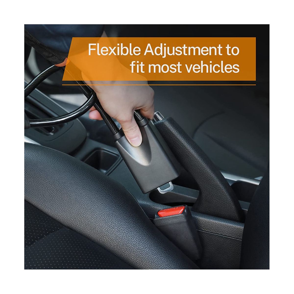 Steering Wheel Lock Safety Belt Lock Anti-Theft Device