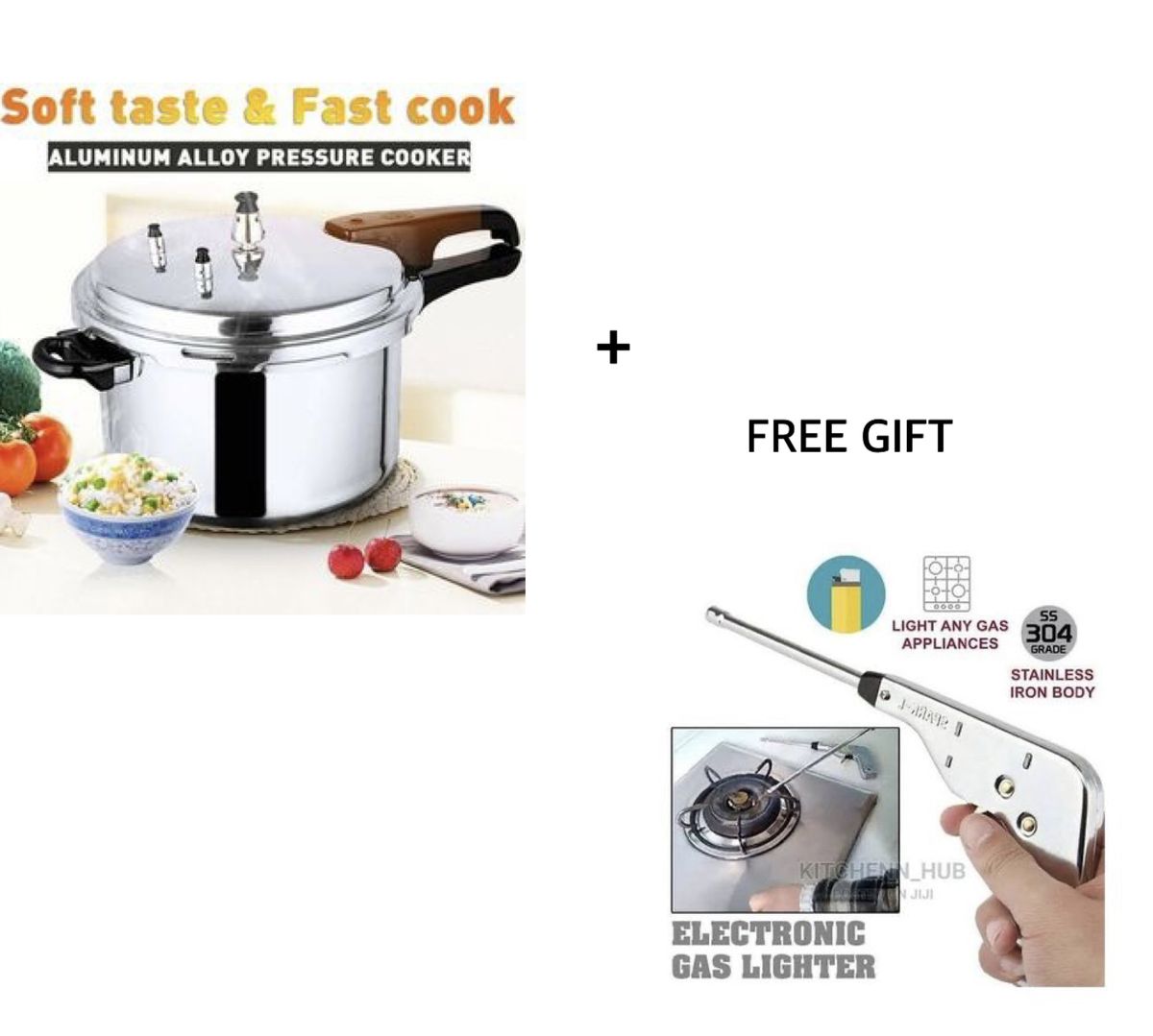 Pressure Pot - 7.5 Liters & Free Eletronic Gas Lighter
