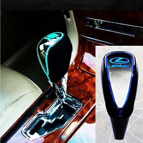 Touch Activated Multi-color Gear Shift Knob LED Light Car Logo  LEXUS