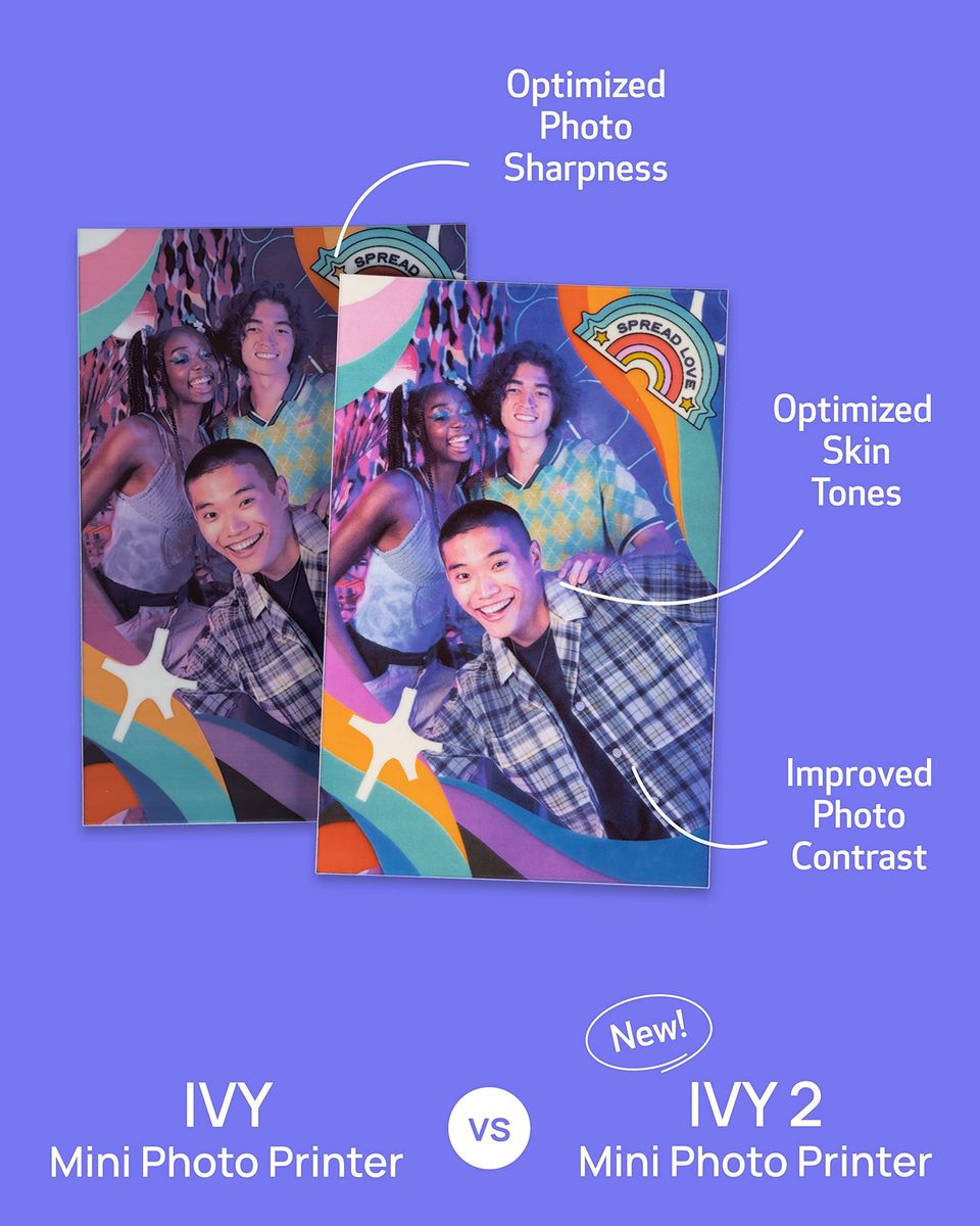 Kanon Mini Photo Printer From Compatible Sticky Prints Paper