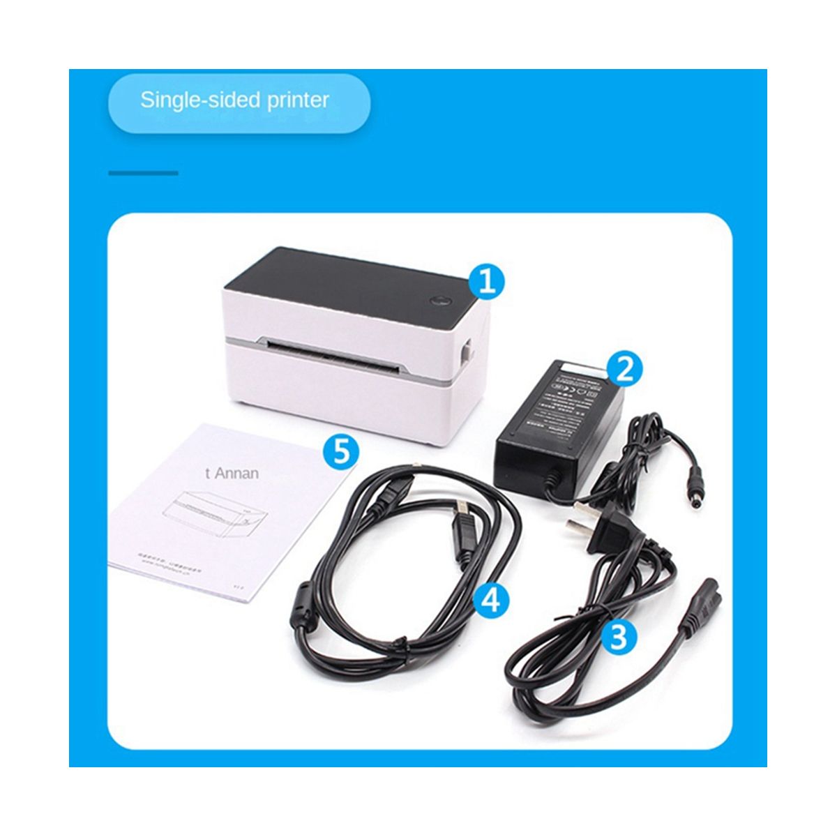 USB Bluetooth TDL402 Thermal Label Printer Shipping Label