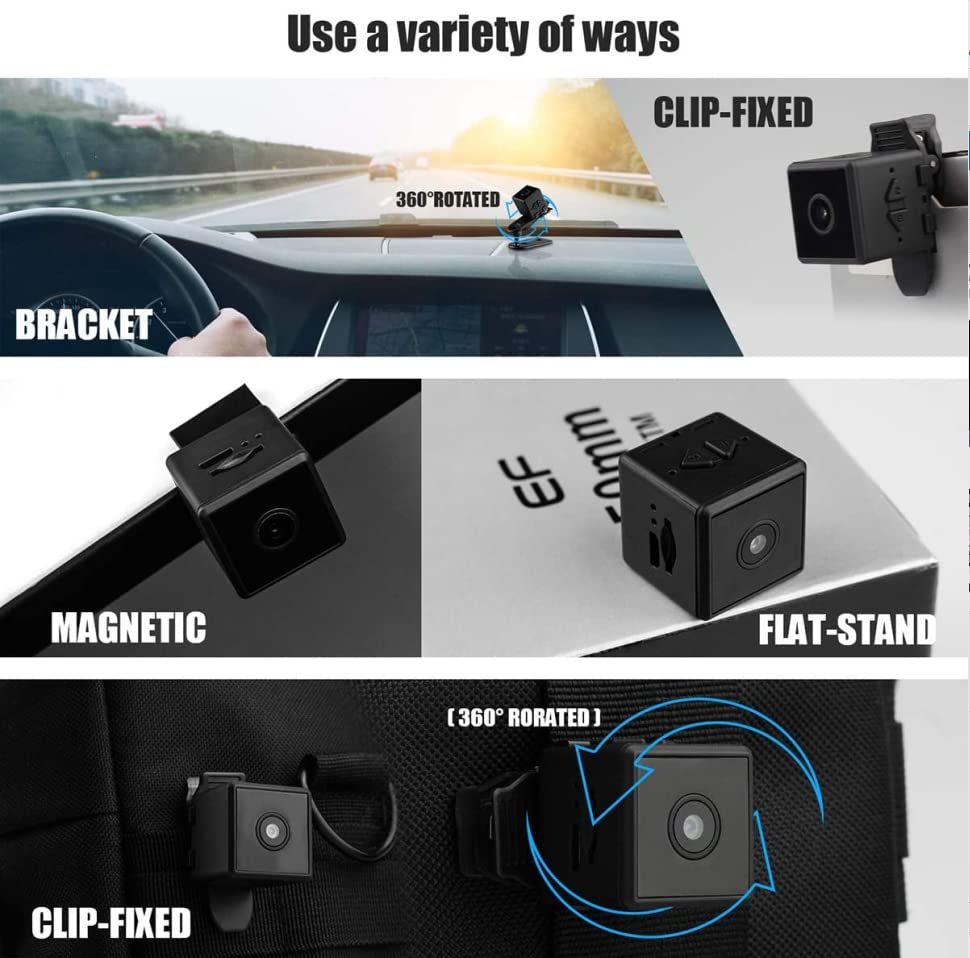 Wireless Mini Spy Camera Hidden Camera No WiFi Security Came