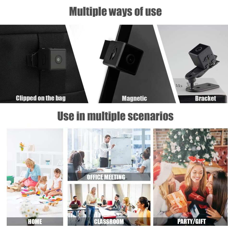 Wireless Mini Spy Camera Hidden Camera No WiFi Security Came