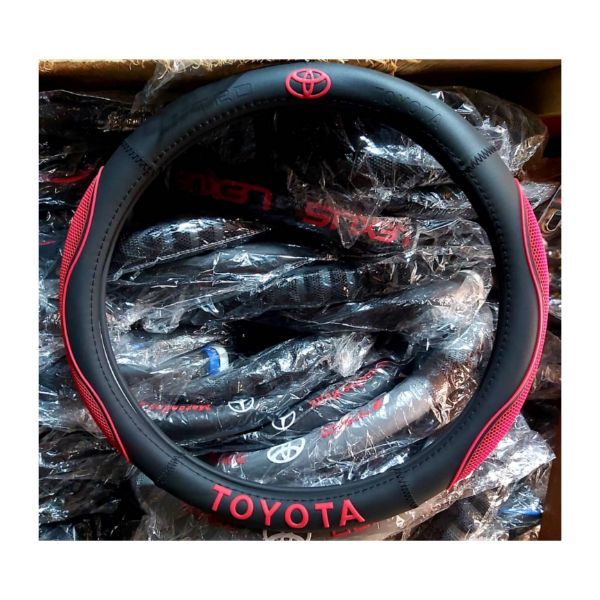 Universal Red  Steering Wheel Cover