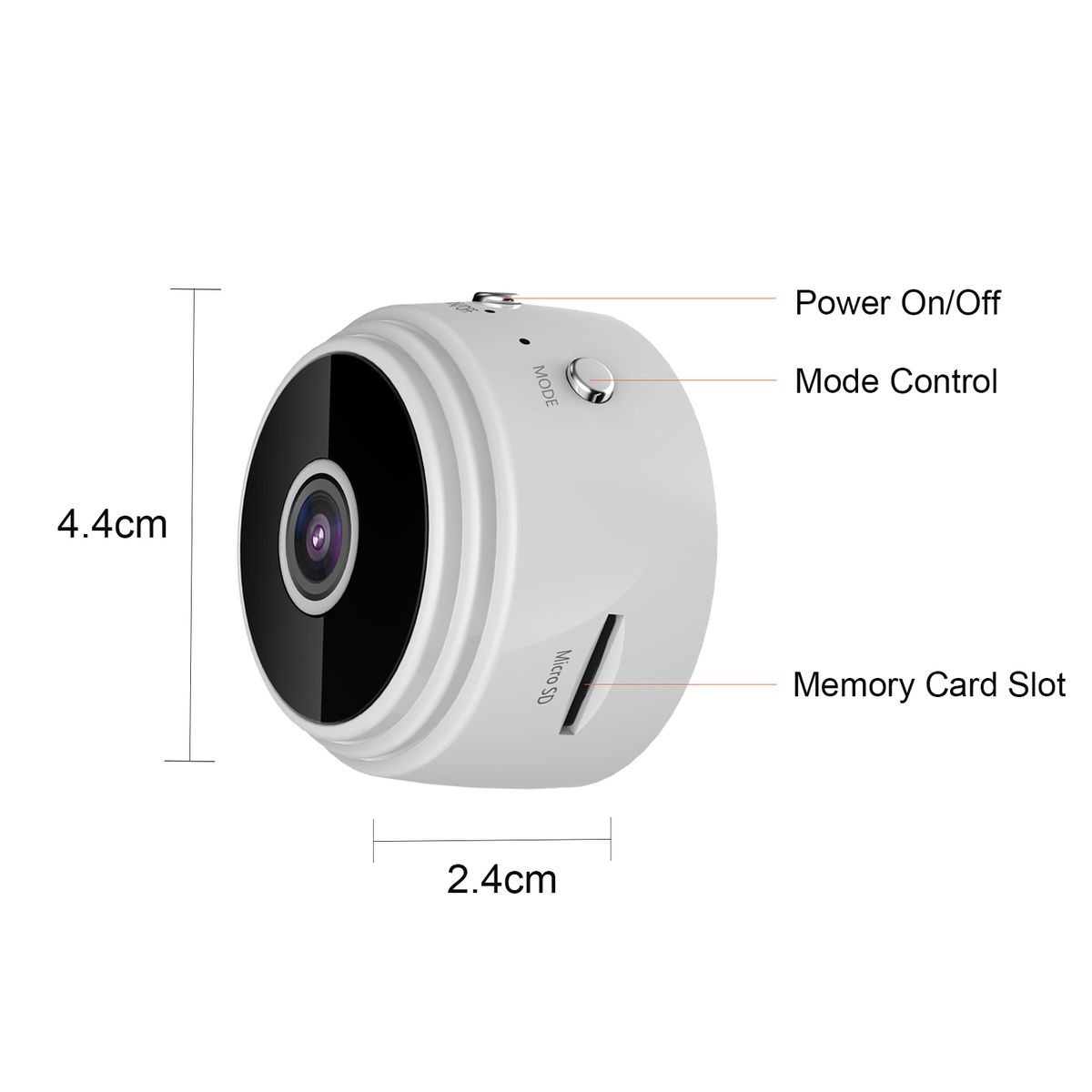 1080P WiFi Mini Camera Video Cam Camcorder 150° Wide Angle
