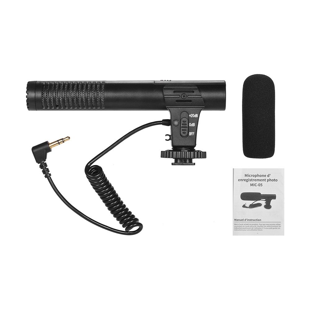 Camera Video Recording Microphone Super-Cardioid Pickup Mini