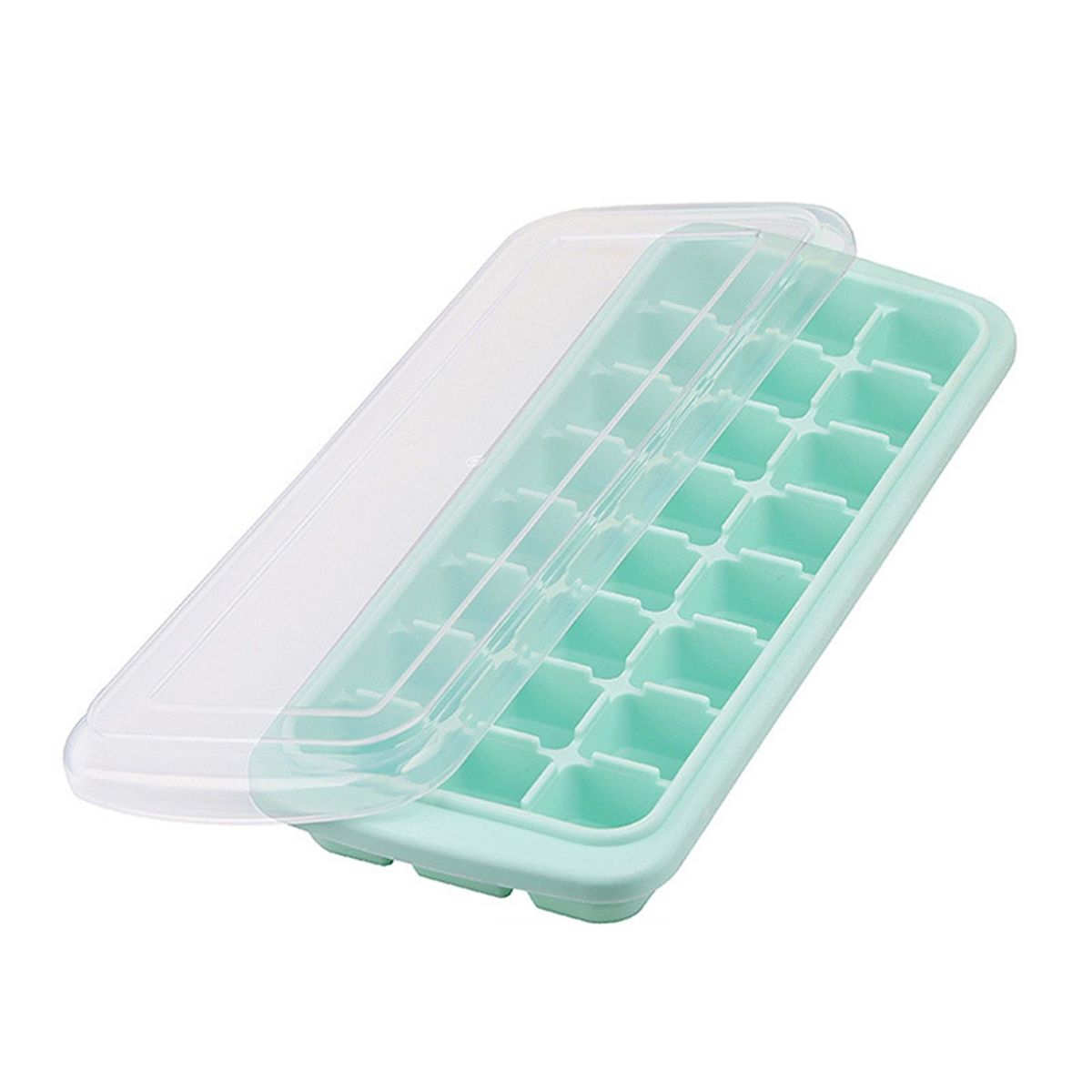 Ice Cube Maker 2436 Grids Cold Coffee Drinking Ice Block Mold Green