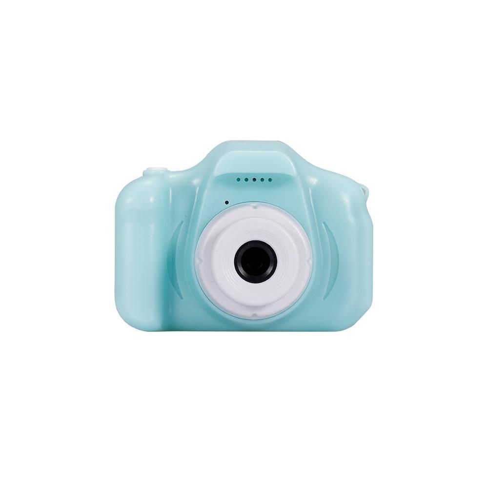 X2 Mini Kids Camera 2 inch HD Color Display Rechargable Mini Camera Video Camera Lovely Camera with 32GB Memory Card Blue