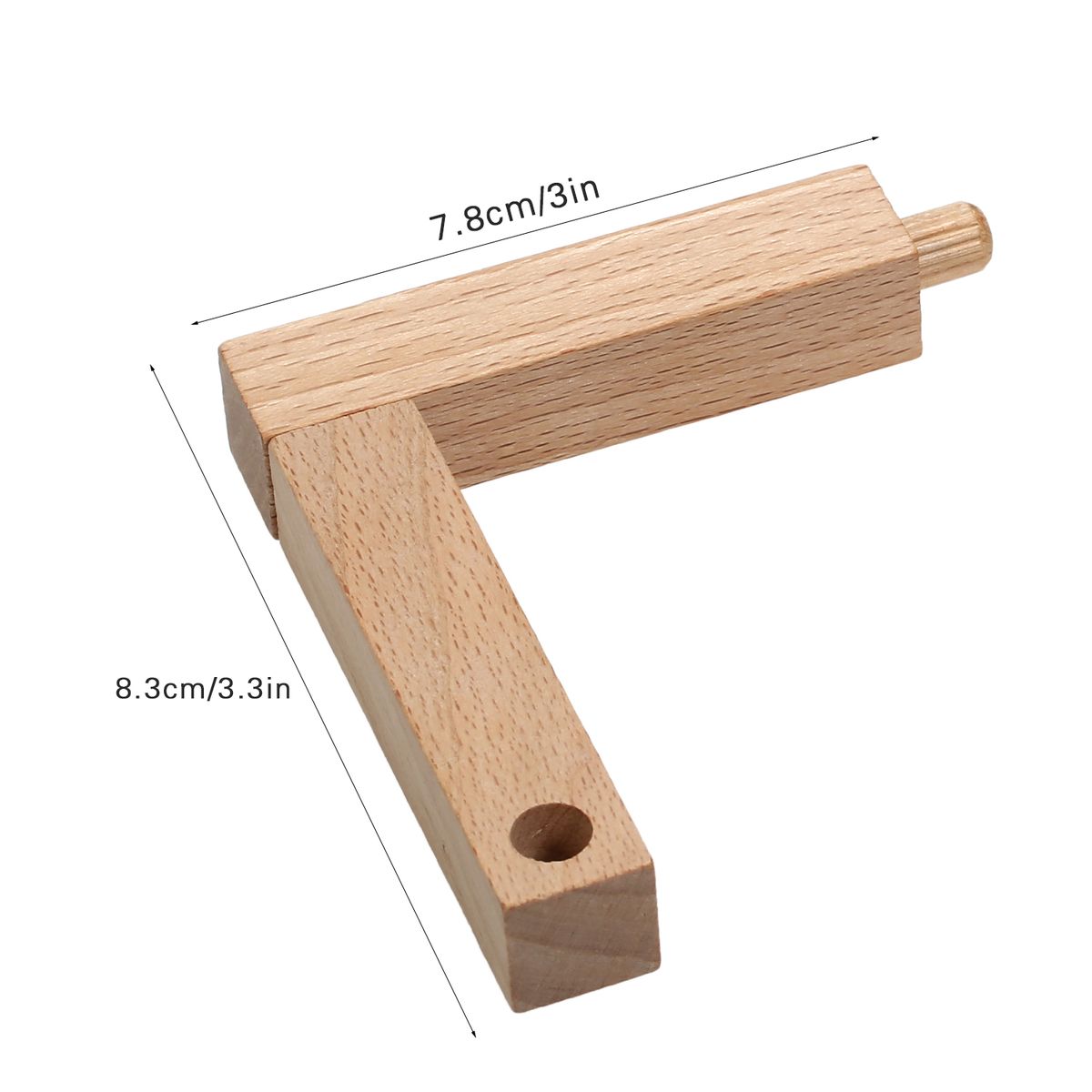 Wood Bracket Moon Lamp Holder Detachable Wooden Stand For 3D