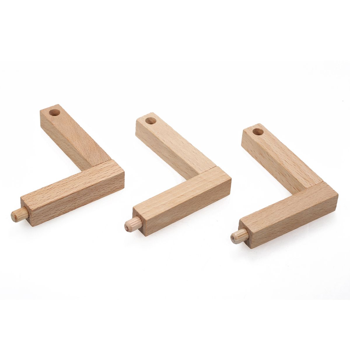 Wood Bracket Moon Lamp Holder Detachable Wooden Stand For 3D