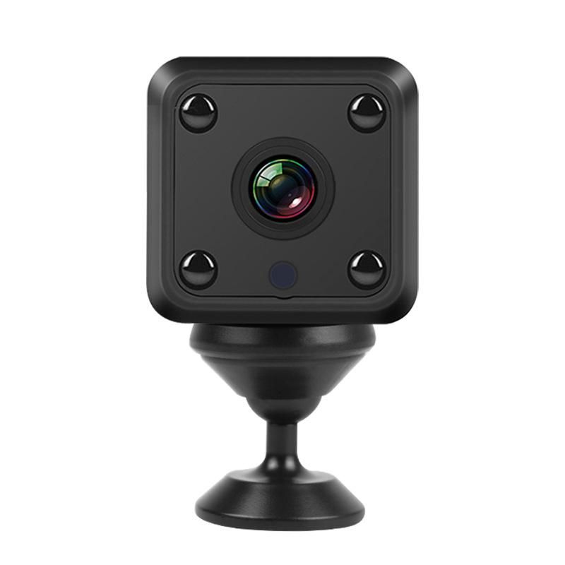 X6 Square Camera Indoor Home Wireless WIFI Network Night Vision Motion Camera 360 Degree Loop Video black
