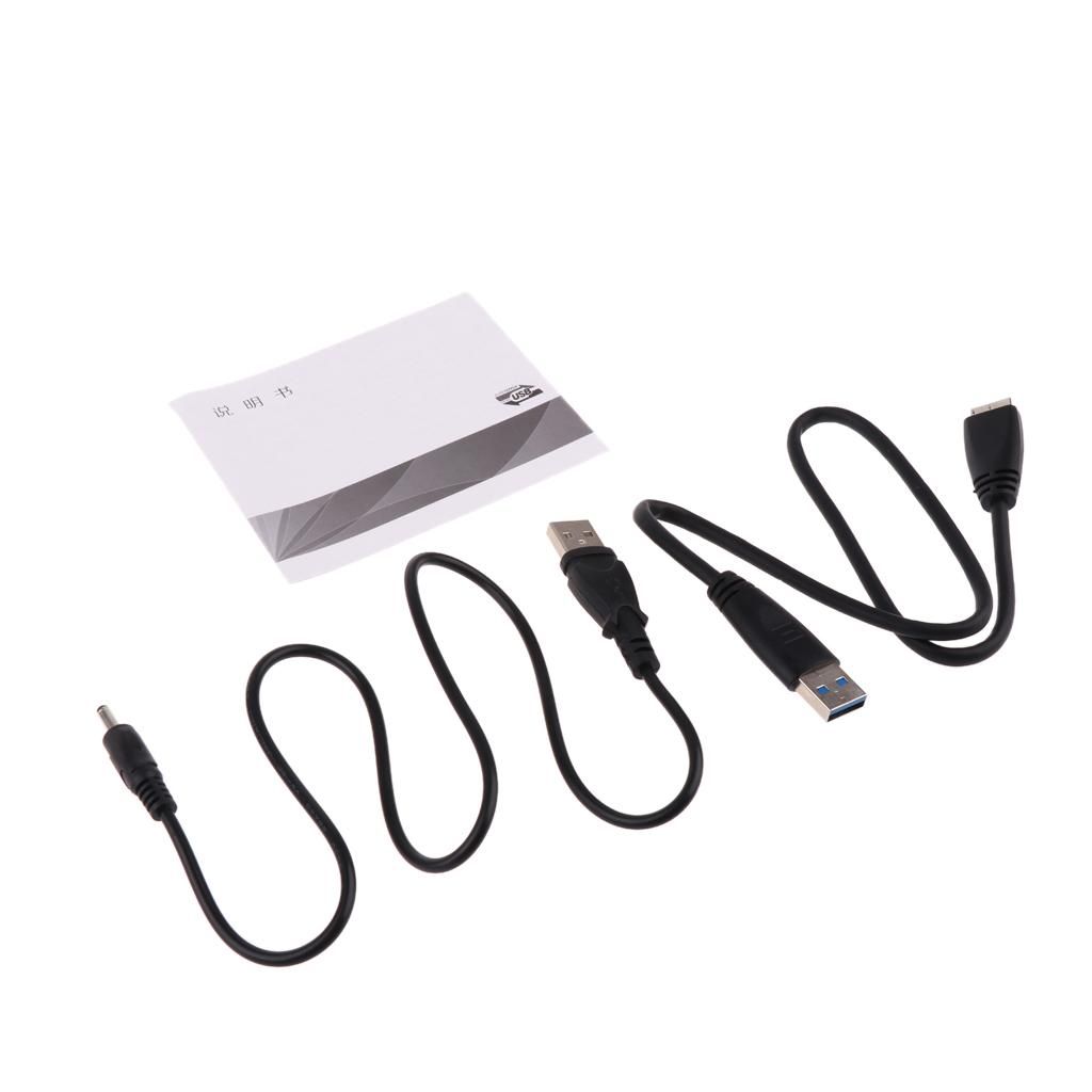 External USB3.0 DVD Optical Drive Case Portable Desktop For 12 White