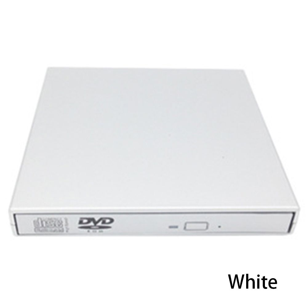 Professional Slim External USB 2.0 DVD Drive CD RW Writer Burner Reader Player For PC Laptop External DVD Drive With 2pcs Cables