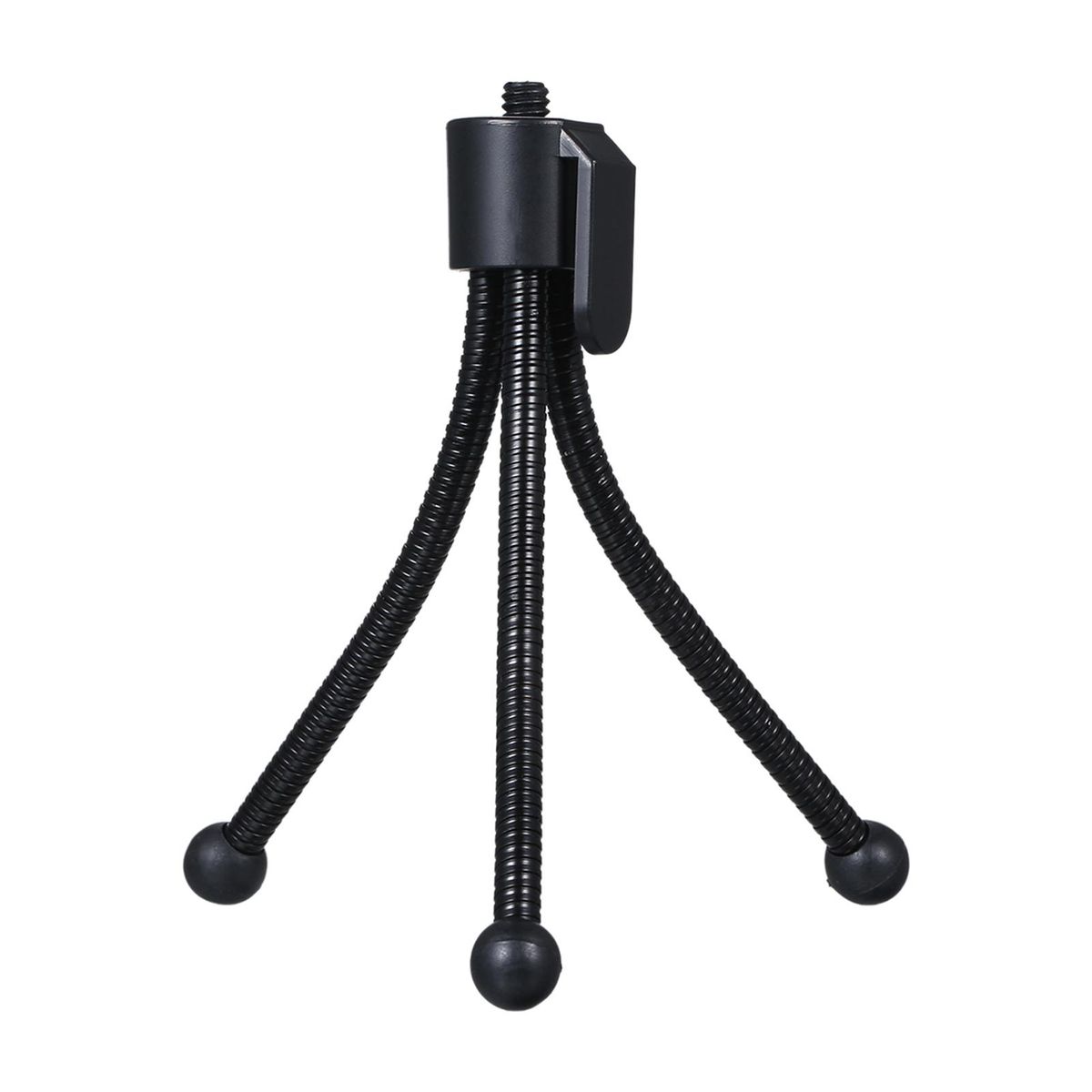 Mini Desktop Tripod Stand with 1/4 Inch Screw Hole Portable Folding Desktop Stand Mobile Tabletop Video Webcam Web Camera Bracket for Live Streaming Online Meeting Teaching Video Calling