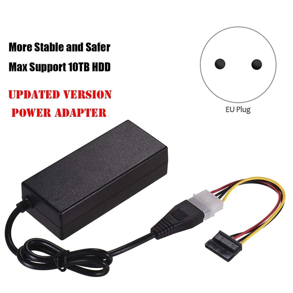 SATA PATA IDE Drive To USB 2.0 Adapter Converter Cable For Hard Drive Disk HDD 2.5 Inch 3.5 Inch With External EU Plug