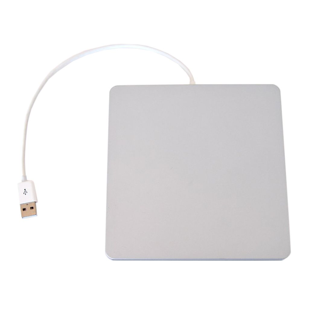External USB DVD Case ForBook Pro SATA Hard Disk Drive DVD Super Multi Slot Has Aluminum Look Silver
