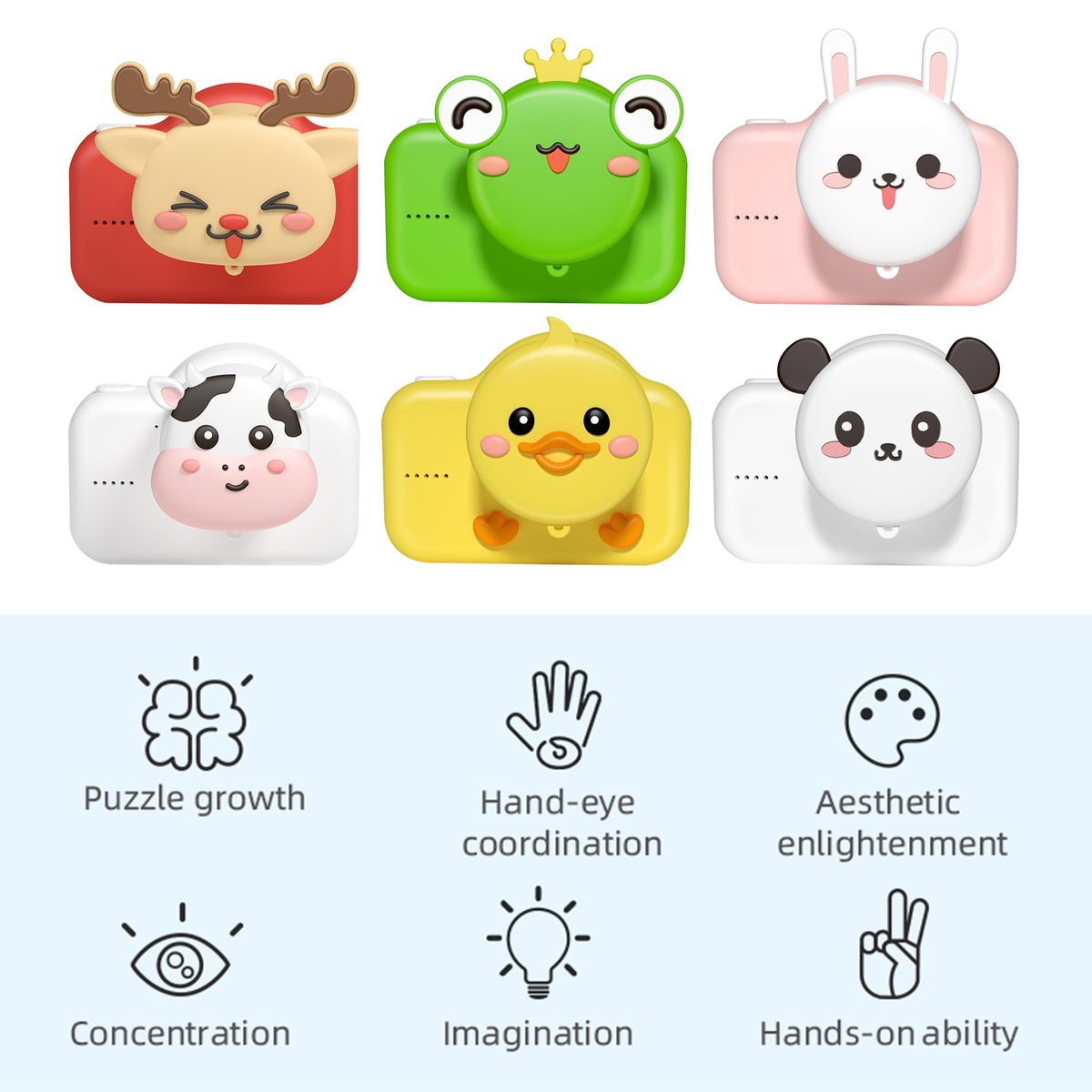 A1 Kids Camera 20Mp Selfie Digital Video Camera For Kids