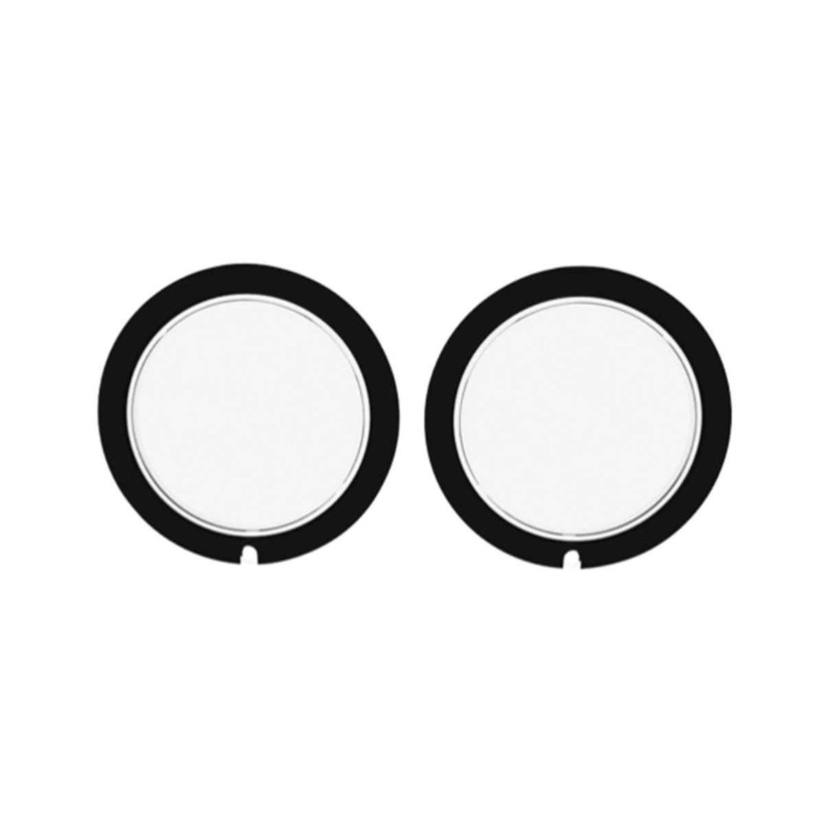 2Pcs Lens Guard Covers Fingerprint-proof Lens Protector Covers White