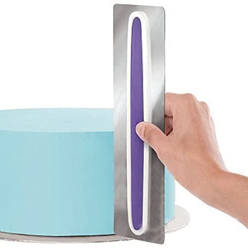 CAKE ICING SMOOTHER/SCRAPER WITH FREE 100 CUPCAKE PAPER CUPS