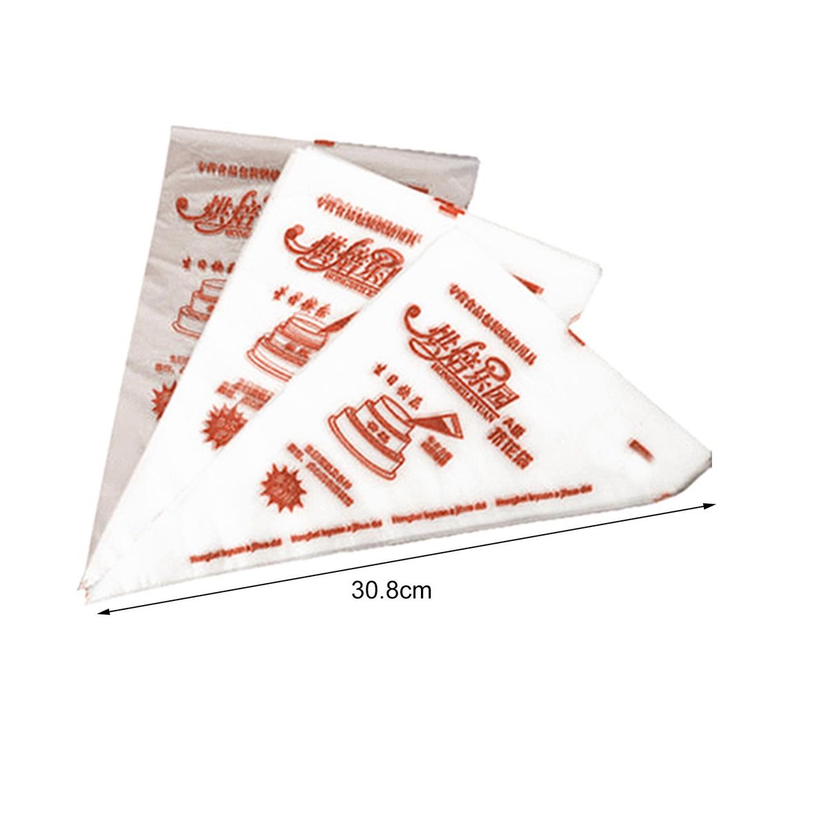 100Pcs Piping Bags Disposable Plastic Piping Icing Bags