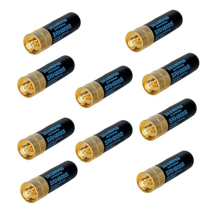 10Pieces SRH-805S 5CM SMA-F Female Dual Band Antenna For Baofeng GT-3