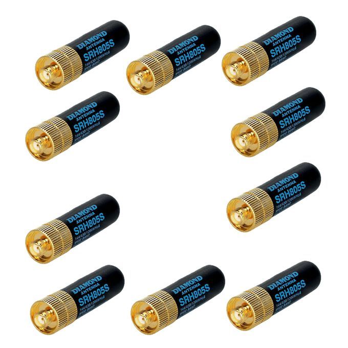 10Pieces SRH-805S 5CM SMA-F Female Dual Band Antenna For Baofeng GT-3