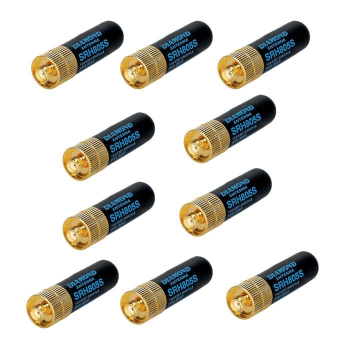 10Pieces SRH-805S 5CM SMA-F Female Dual Band Antenna For Baofeng GT-3