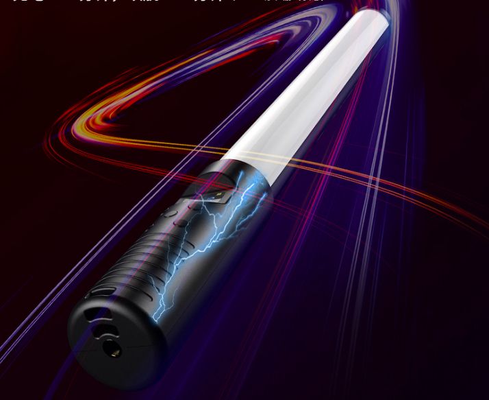 Handheld RGB Colorful Light Wand LED Photography Light Stick