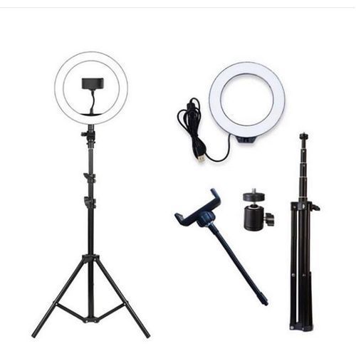 Long Tripod Stand+USB Led Ring Light Mobile Real-time