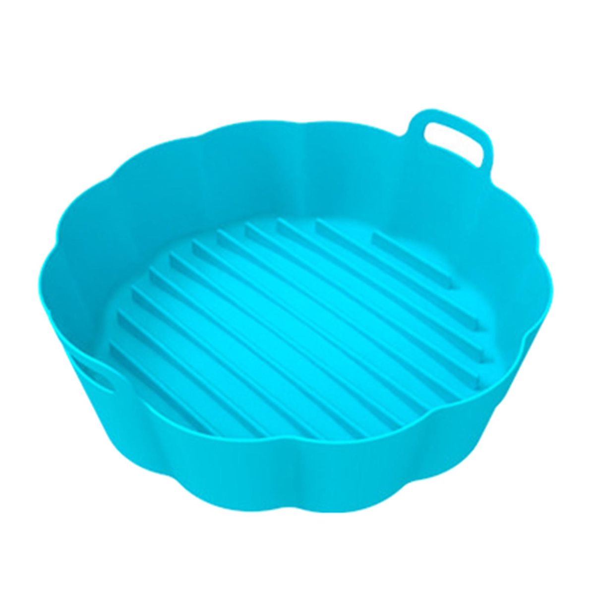 Air Fryers Liner Heating Evenly Air Fryers Pot Blue