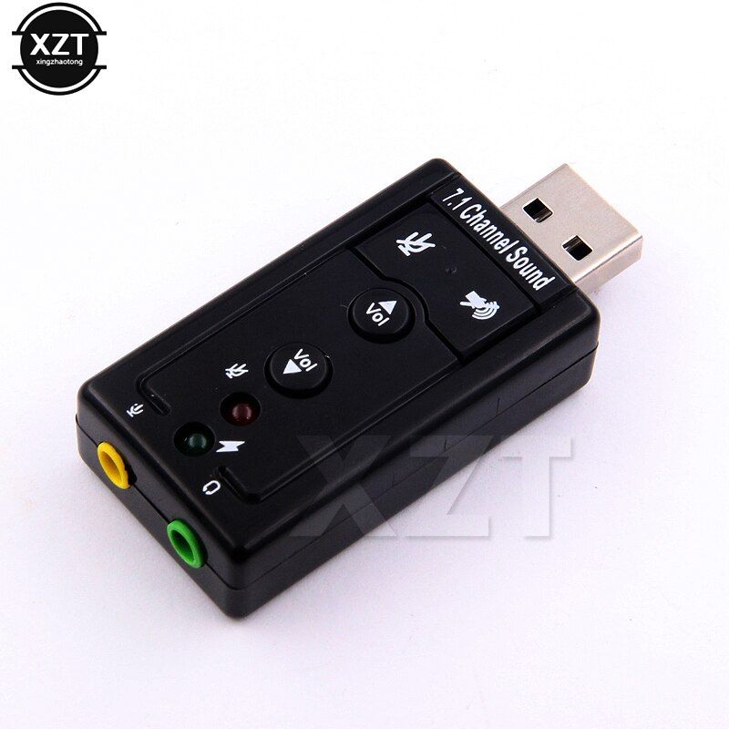 Mini USB 2.0 3D Virtual 12Mbps External 7.1 Channel Audio