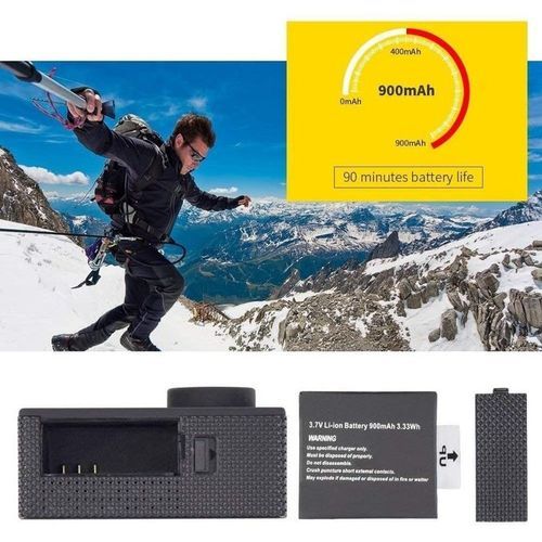 Action Camera 1080P 12MP Sports Full HD 2.0 Inch-Blue