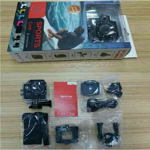 Action Camera 1080P 12MP Sports Full HD 2.0 Inch-Blue