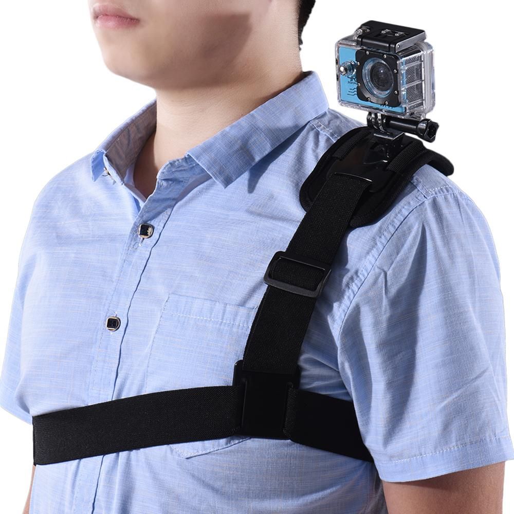 Adjustable Action Camera Single Shoulder Chest Strap Mount for GoPro hero 7/6/5/4 SJCAM /YI