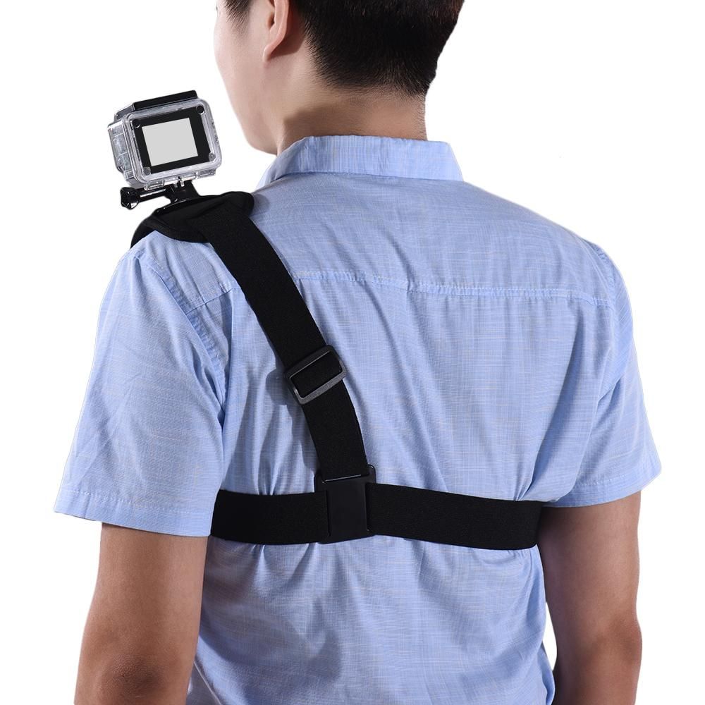 Adjustable Action Camera Single Shoulder Chest Strap Mount for GoPro hero 7/6/5/4 SJCAM /YI