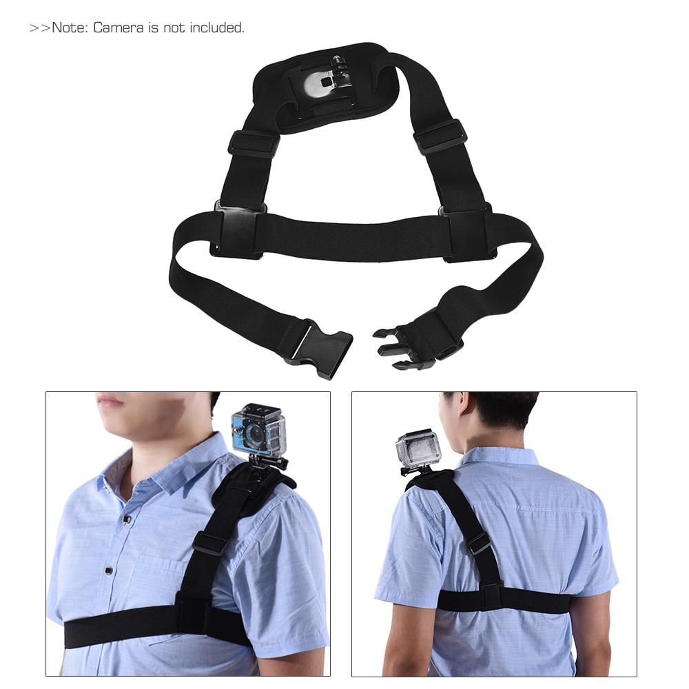 Adjustable Action Camera Single Shoulder Chest Strap Mount for GoPro hero 7/6/5/4 SJCAM /YI