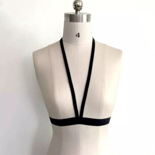 Sexy Halter Elastic Bra Cage