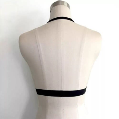 Sexy Halter Elastic Bra Cage
