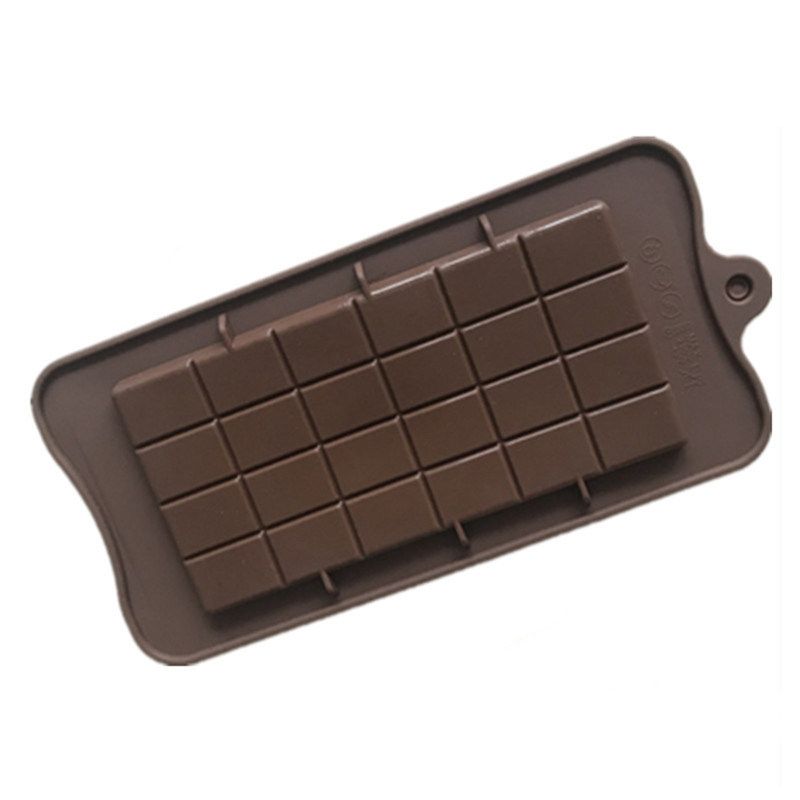 2Pcs Silicone Rectangle Chocolate Block Molds Baking DIY-