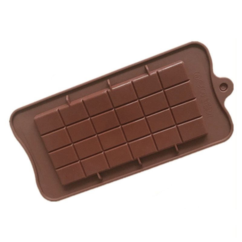 2Pcs Silicone Rectangle Chocolate Block Molds Baking DIY-