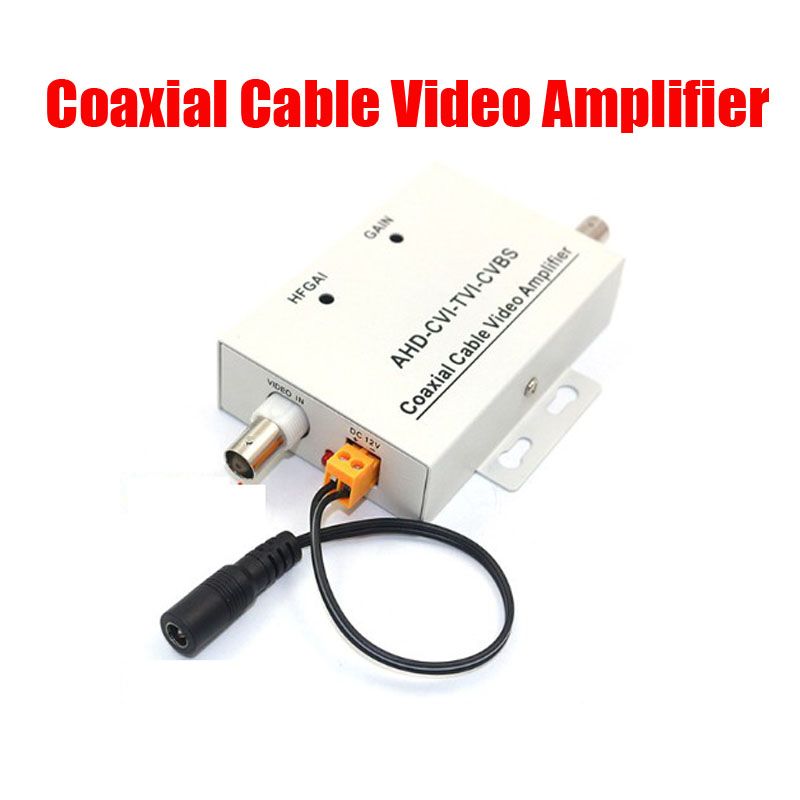 HD Coaxial Cable Video Amplifier BNC Extender CCTV Security