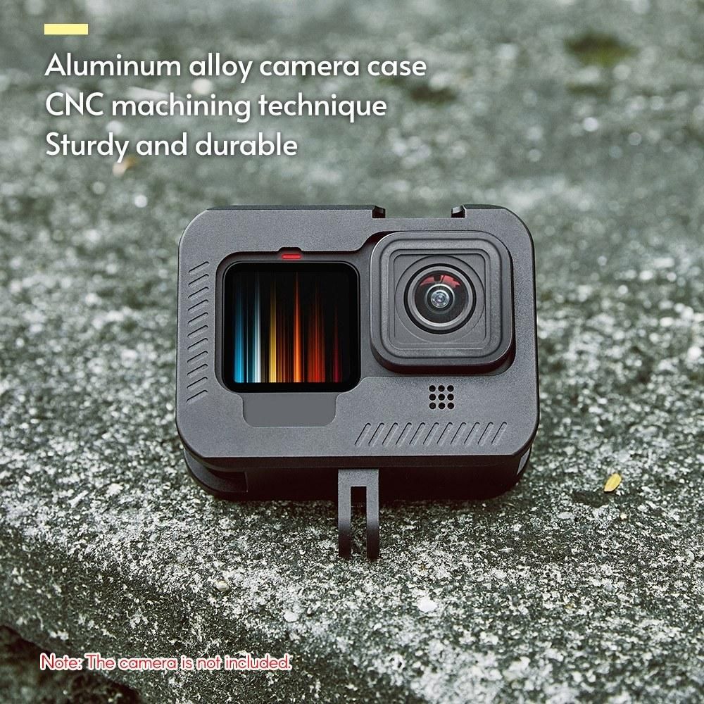 Camera Cage Camer Housing Case with Screws Screwdriver Adapter Replacement for GoPro 9 Black Action Camera