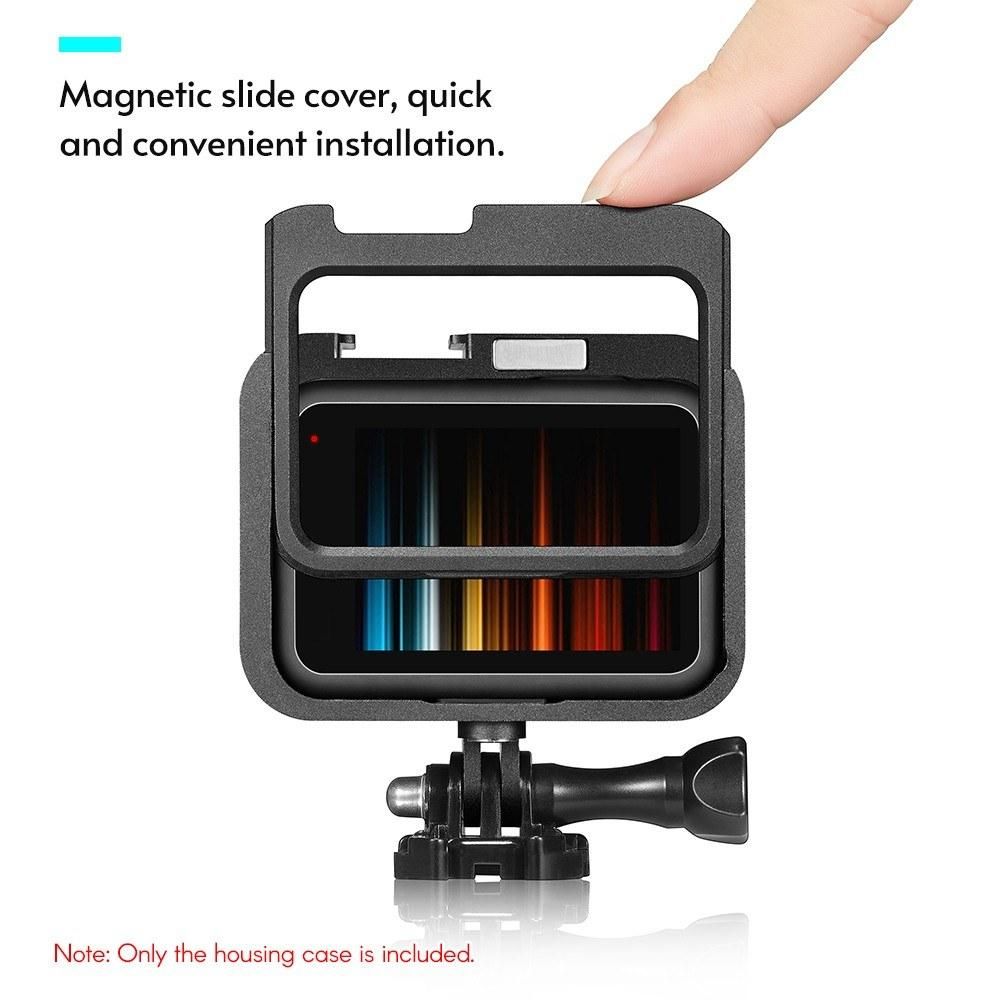 Camera Cage Camer Housing Case with Screws Screwdriver Adapter Replacement for GoPro 9 Black Action Camera